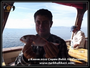 4 Kasım 2012 Pazar Günü Balık Avı Turu Yapılmıştır
